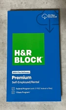 H&R Block Tax Software Premium 2024  PC/MAC Download