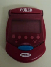Radica Poker Electronic Handheld Game 20031 ~ Working With Batteries AUCT#8704