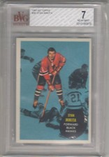 1961 Topps #36 Stan Mikita BVG Graded 7 Near Mint. POP 3 SECOND HIGHEST GRADE