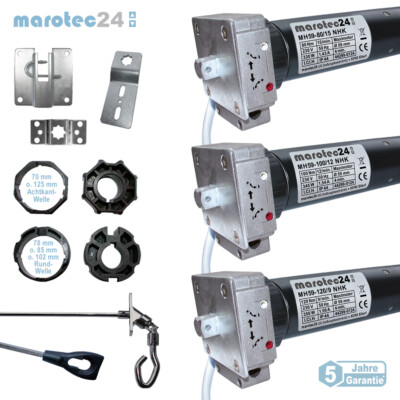 Rolladenmotor Markisenmotor Rolltormotor Rohrmotor NHK 80, 100, 120 Nm bis 180kg