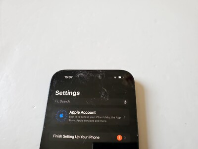 Apple iPhone 14 Pro Max - 128GB - Space Black - CRACKED - 98 Apple iPhone 14 Pro Max - 128GB - Space Black - CRACKED - 98