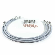 YAMAHA 1979-1981 XS 1100 Special GALFER BRAIDED SS FRONT BRAKE LINE KIT