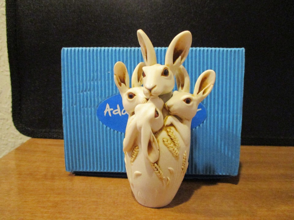 Harmony Kingdom Artist Adam Binder Good Hare Day Rabbits | eBay