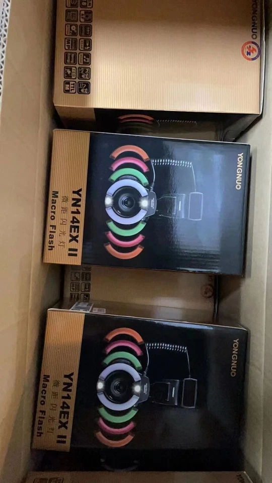 YONGNUO YN14EX II YN24EX Macro Ring Flash Light TTL Led Speedlite fr Canon Sony  - Image 2 of 4