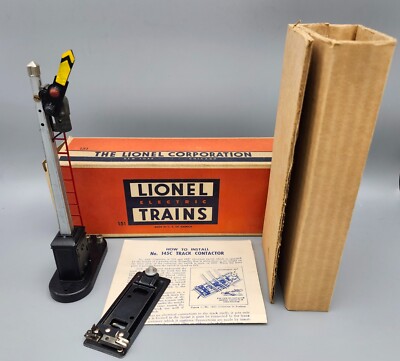 LIONEL 151 Semaphore w/ OB, Insert, Instructions & 145C Contactor 1953 Type II