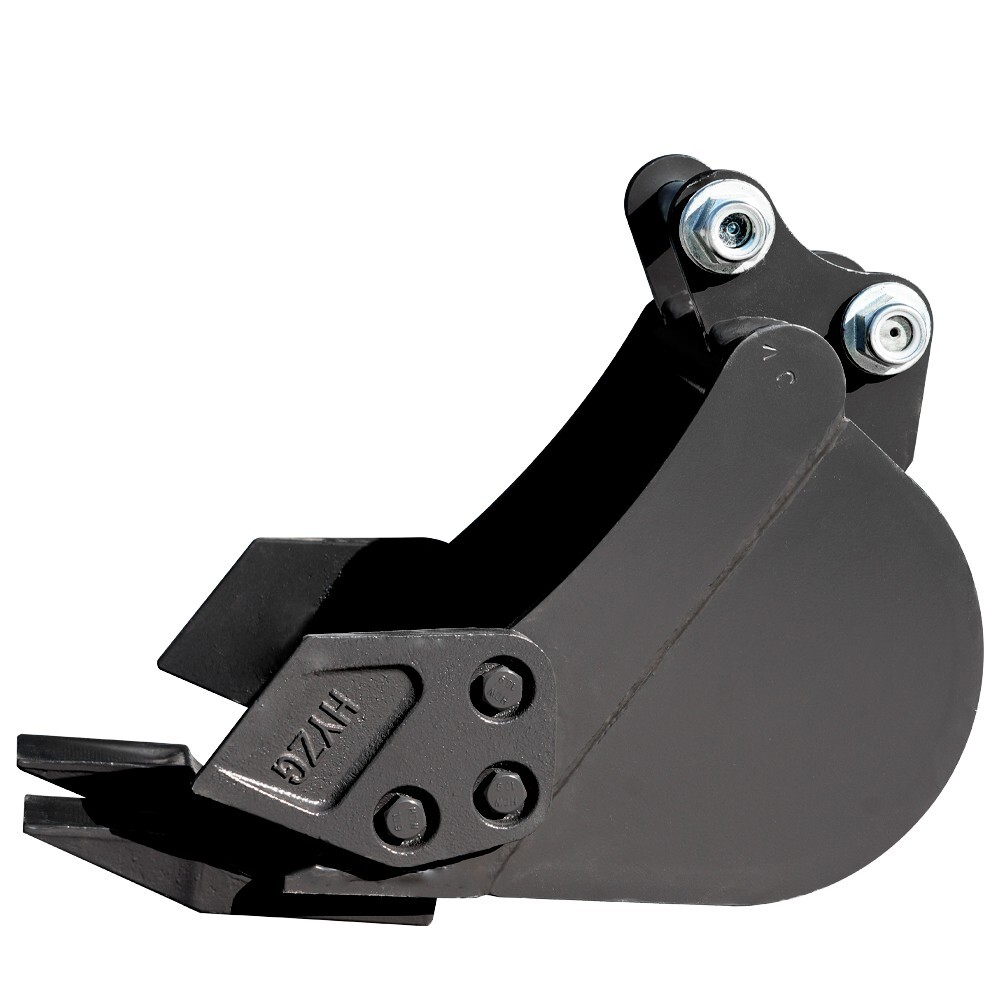 HUAYEE HYE01-1 | 8" Toothed Bucket for 1-1.8 Ton Mini Excavators
