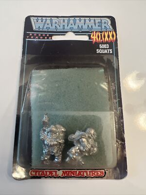 ROGUE TRADER SPACE SQUATS RT03 MINIATURES 5001 WARHAMMER/OLDHAMMER 40k NIB 1987