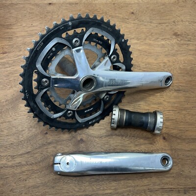 FSA Gossamer Crankset Triple 175mm 50/39/30t Mega Exo Silver
