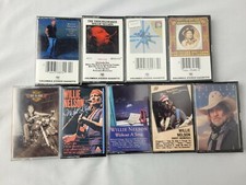 Willie Nelson Cassette Tapes Live and Studio Releases Best Of Country Lot Of 9