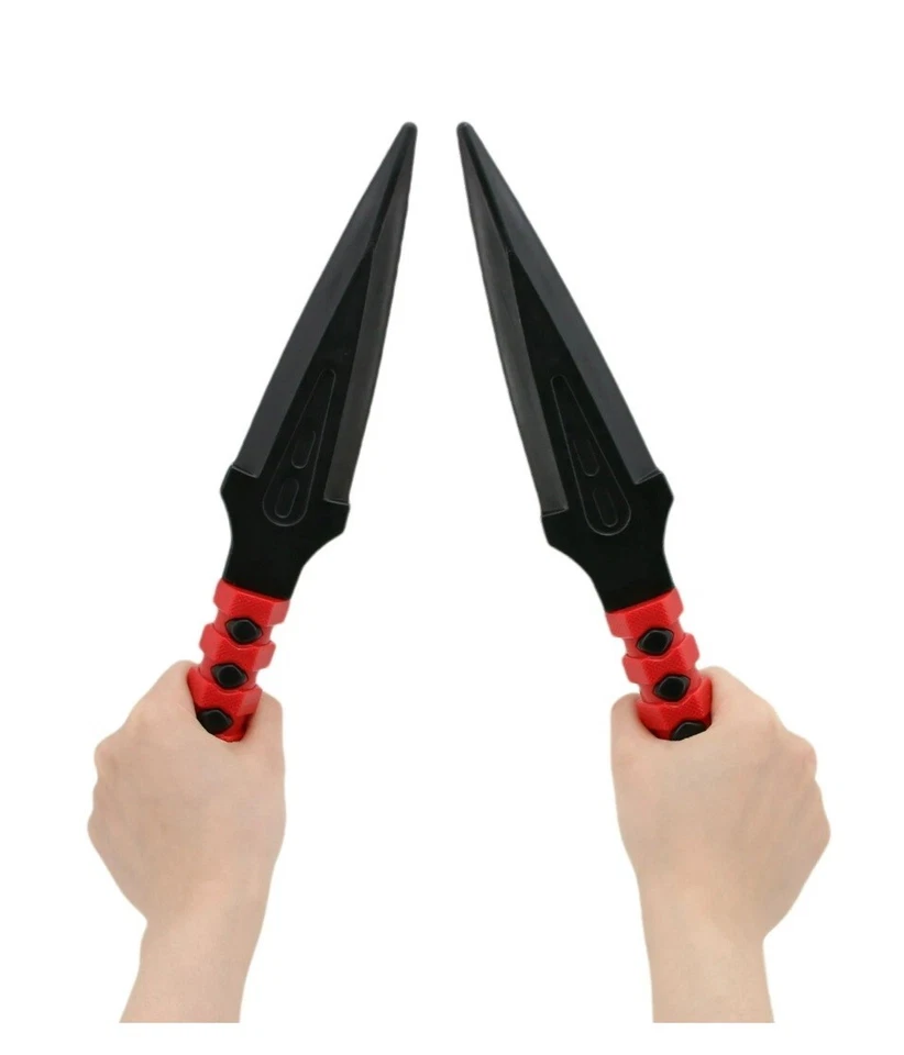 Juego de 2 accesorios de cosplay Way To Celebrate Ninja Double Daggers nuevos Foto 3 de 4