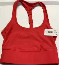 JOSIE Natori Printed Cropped Top Salsa Red XS NEW