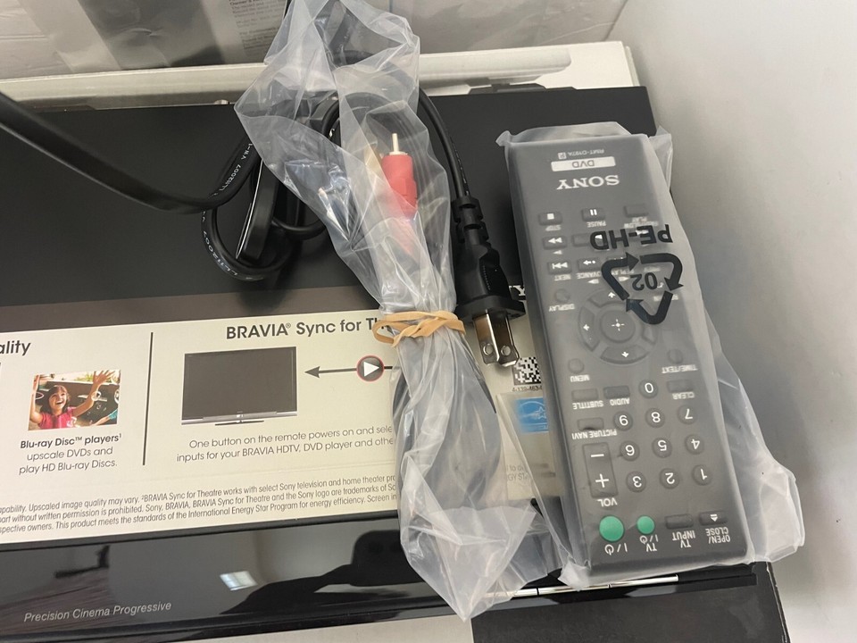 Sony DVPNS710H HDMI CD/DVD Player W/Remote AND CABLES WORKS eBay