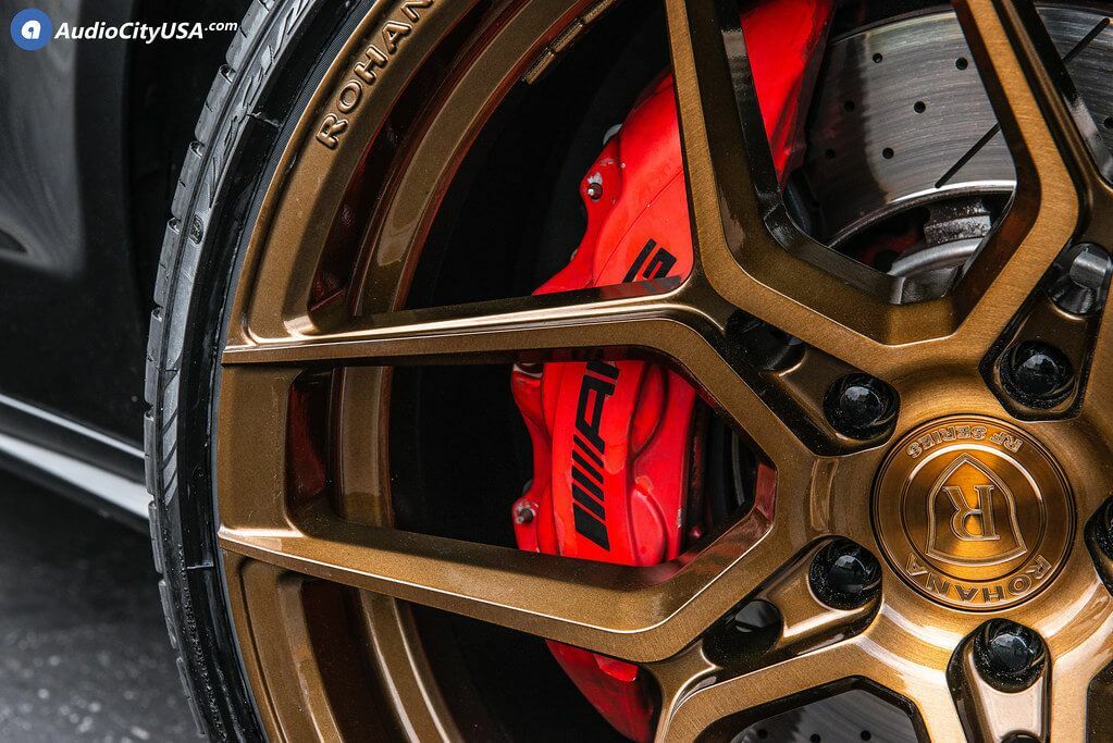 20” ROHANA RFX11 BRUSHED BRONZE CONCAVE WHEELS FOR MASERATI GHBLI QUATROPORTE