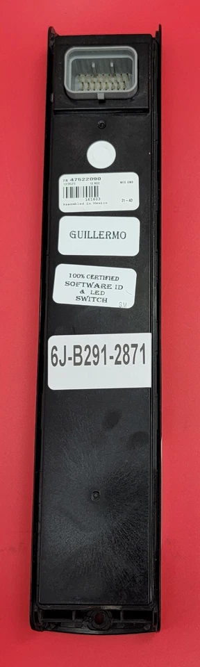 NEW HOLLAND FORKLIFT 586H USED INSTRUMENT CLUSTER P#47522090 - Image 2 of 4