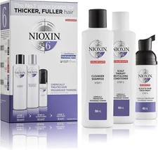 Nioxin 3-Part System 6 - For Chemically Treated Hair with Progressed Thinning