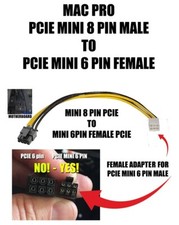 AVID HDX PCIE POWER CABLE ADAPTER MAC PRO 201...