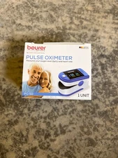 Beurer PO50 Fingertip PULSE OXIMETER, Blood Oxygen Saturation Heart Rate Monitor