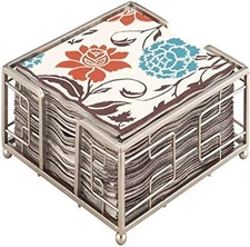 Boston International Hampshire Lunch Napkin Caddy, Brush Nickel