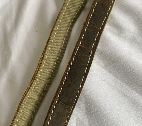 Bolso de mano mensajero de hombro elegancia de lona militar de cuero envejecido Myra - Imagen 10 de 13