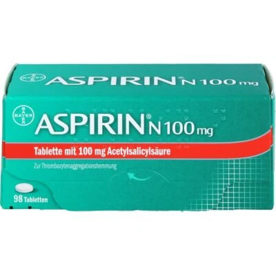BAYER VITAL GMBH GB PHARMA ASPIRIN N 100 mg Tabletten 98 St PZN 05387239