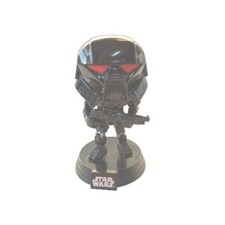 Funko POP! Star Wars #466 The Mandalorian - Dark Trooper - Out Of Box
