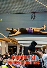 US OPEN CHAMPION BIANCA ANDREESCU SIGNED 8X10 PHOTO W/PROOF +COA ATHLETE OF YEAR