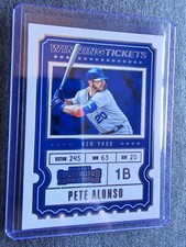 2020 Panini Contenders - Winning Tickets #WT-4 Pete Alonso