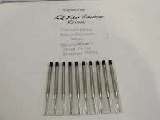 10 TERZETTI EzFlo Black Ballpoint refills+pouch-fit Montegrappa ballpoint pens
