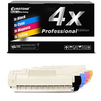 4X Eurotone Pro Toner F�R Oki C-5650-N C-5650-DN C-5750-DN C-5750-N