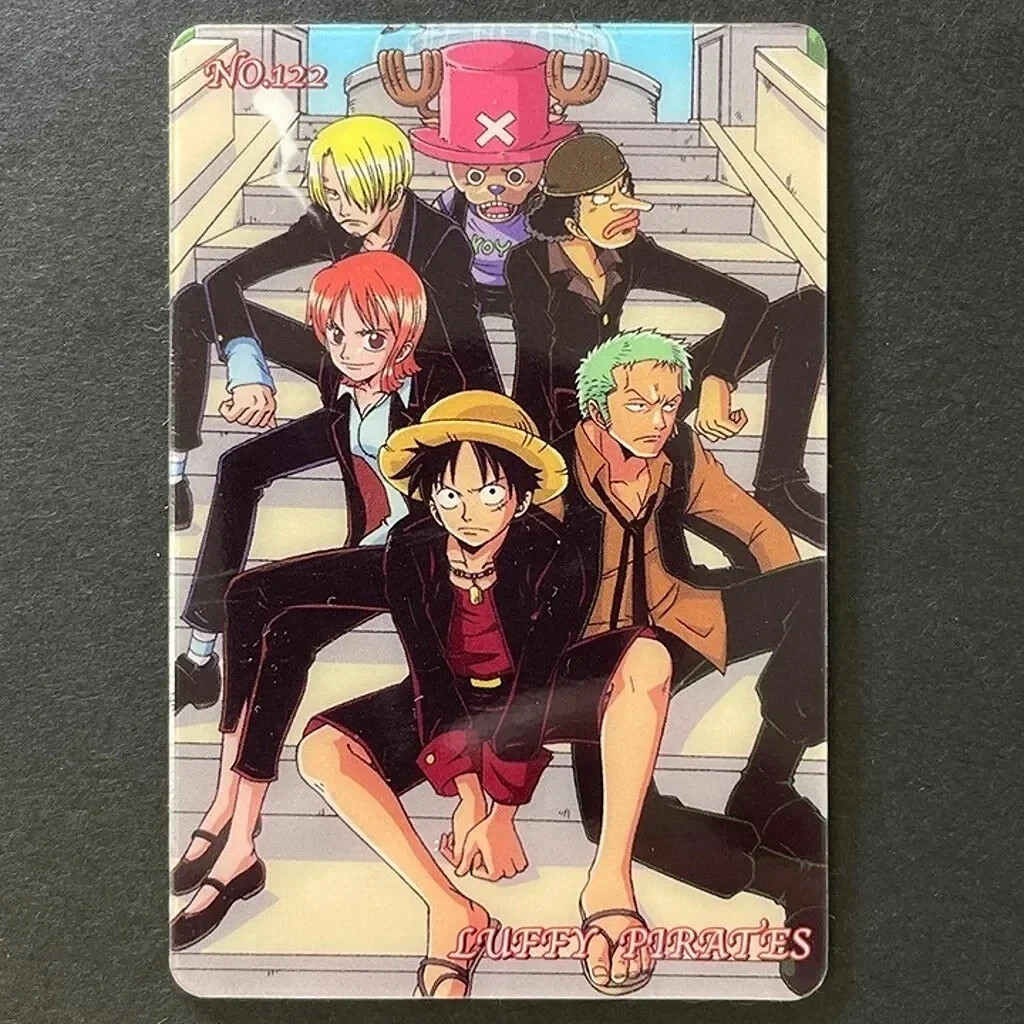 S1010 One Piece Straw Hat Crew Luffy Zoro Nami Vintage