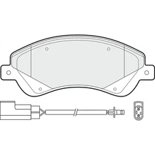 Apec Blue Brake Pads - Front PD3094 - For Ford Transit - OE Quality and Spec.
