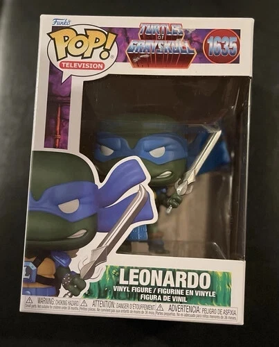 Funko Pop Leonardo TMNT 1635 “ TURTLES OF grayskull” NEW
