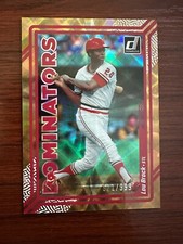 2023 Donruss Baseball Dominators #D7 Lou Brock #/999 St. Louis Cardinals