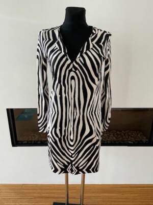 original ꕥ Diane von Furstenberg ꕥ DvF Tunika Kleid NP 399,- 4 34 Seide