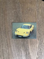 FERRARI DINO 246GTSuper car card Rare Japanese vintage F/S 45