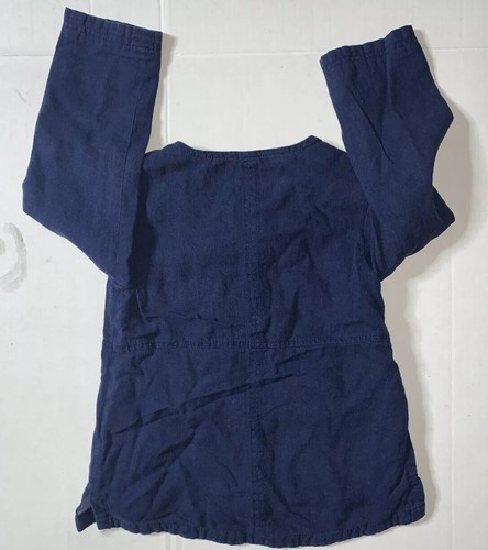 Preowned- Old Navy Full Zip Chambray Lite Jacket Girls (Size 4T) - Picture 4 of 4