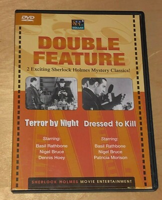 Terror By Night Dressed To Kill DVD Sherlock Holmes Double Feature Mystery Movie