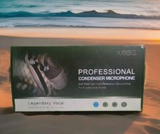 VOCAL PROFESSIONAL CONDENSER MICROPHONE WITH ACCESORIES Excellent For Podcast