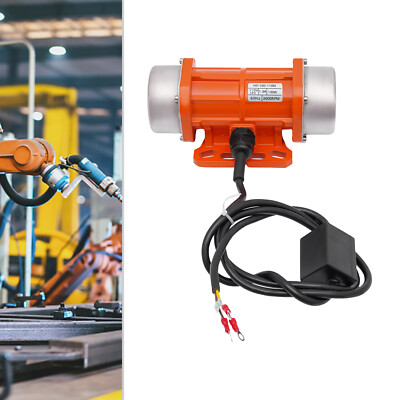 100W 110V Electric Vibration Motor AC Industrial Vibrator Single Phase Vibrating