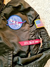 Alpha Industries Nasa Ma1 Bomber Jacket Size S