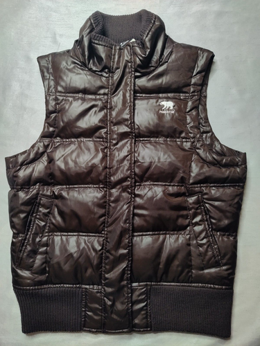 PREDATOR Women Large Brown Full Zip Down Puffer Vest - Picture 2 of 19