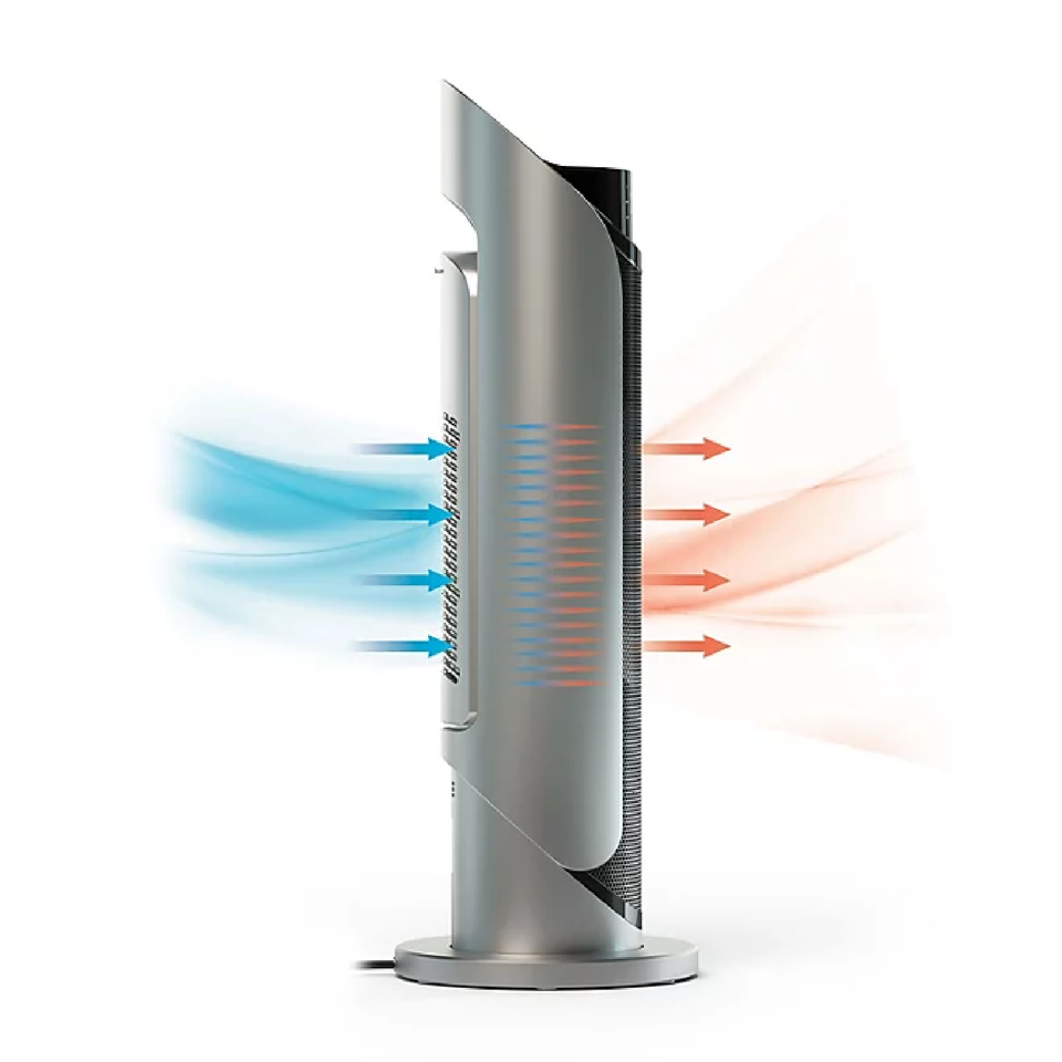 Atomi Smart WiFi Silver Tower Heater eBay