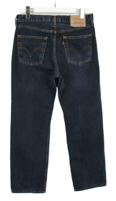 Vintage Levi’s denim for layer No.2 LEVI's 751 02 Jeans Men's W31 L28 Regular Fit Zip Fly Denim Dark