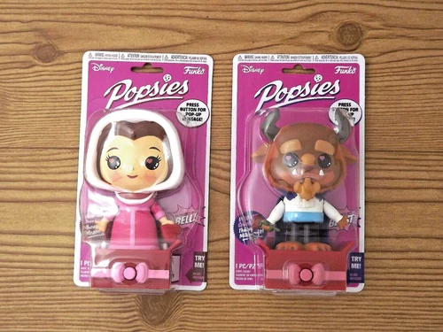Funko Popsies Disney Belle and Beast Set - Beauty and The Beast - Brand New