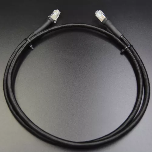 50cm  RJ12/RJ12 Black Cat8 Modem or router cable VDSL Adsl Fits BT Master Socket
