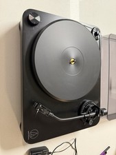 Audio-Technica AT-LP7 Belt Drive Turntable Black 33.3/45RPM RCA Dust Cover