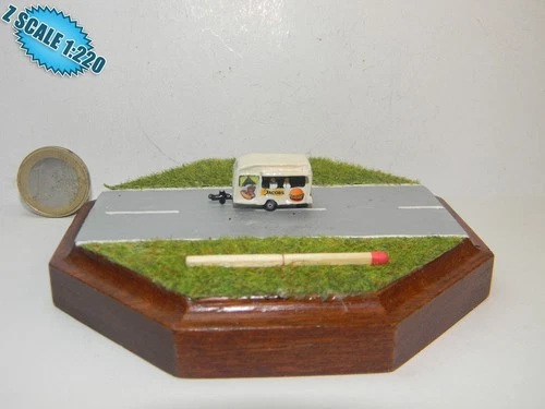 Snack Car Track Z 1:220 Hand Painted Metal Model Vehicles