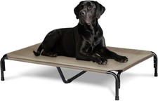 Elevated Dog Bed Outdoor XXL Raised Dog Cot Indestructible W/ Washable Mesh