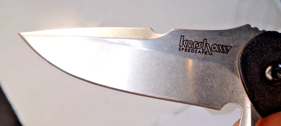 Navaja de Bolsillo Plegable Patentada KERSHAW SPEEDSAFE 1970 KAI De Colección 8Cr13MoV Sin Caja Foto 2 de 4