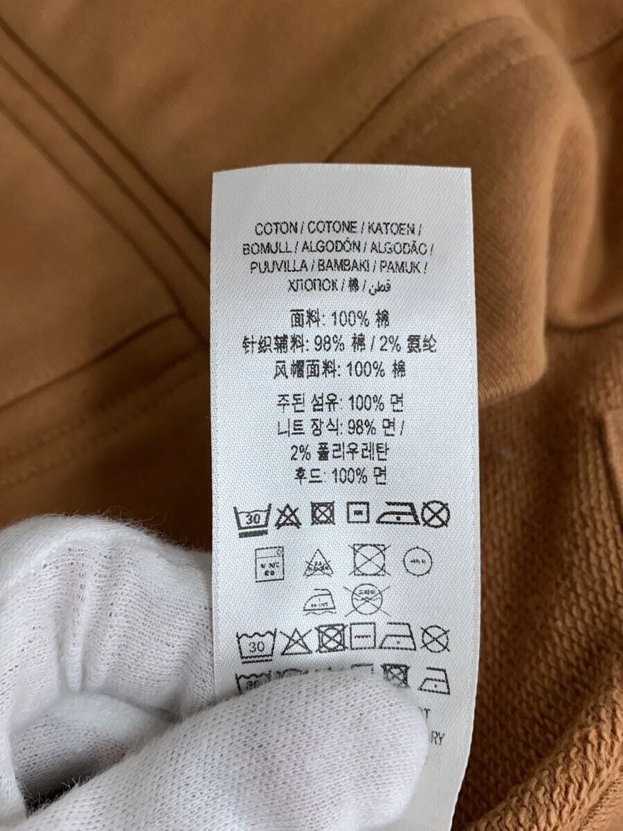 Felpa con cappuccio e zip BURBERRY LONDON S cotone marrone 8043180 usata